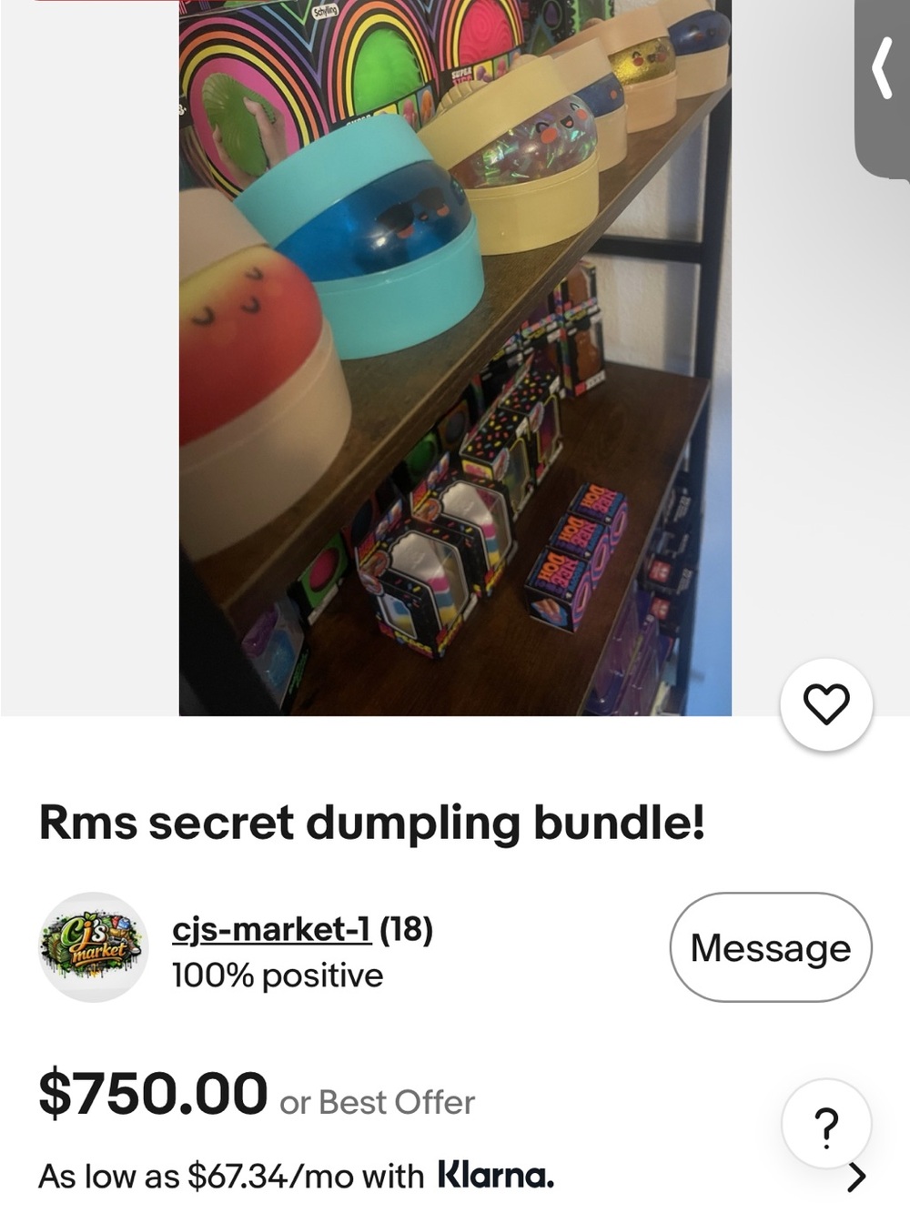 LOW START π¦ ππΈNEW β’ VIRAL Rare Authentic RMS Mystery Dumplings (CHOOSE ONE)ππΈπ¦ - Picture 2 of 12